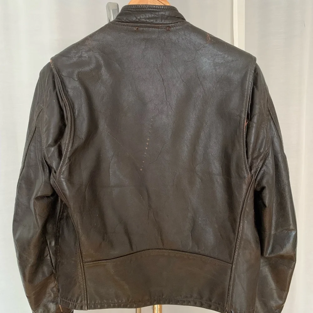 Fidelity Dark Brown Leather Jacket - Picture 4 of 4